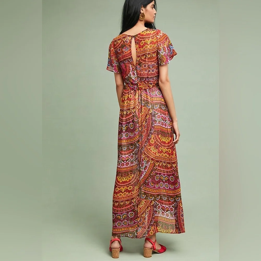 Anthropologie Murol Wrapped Maxi Dress - Picture 2 of 9